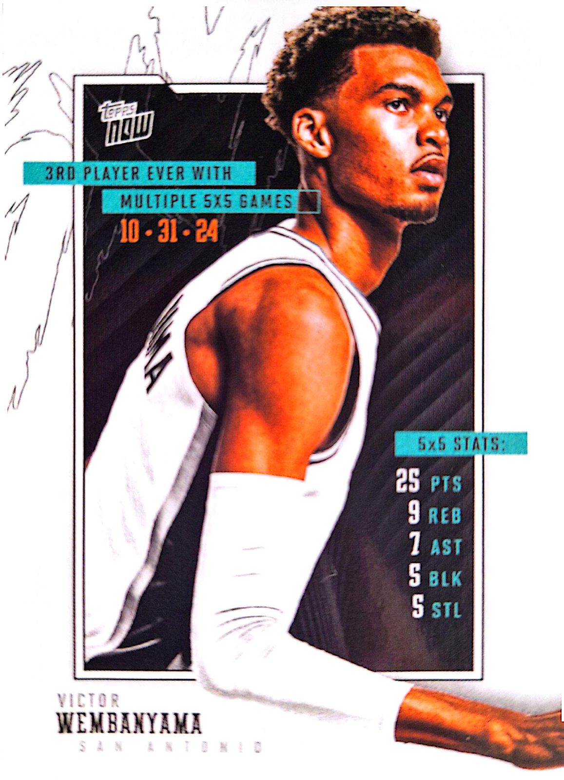 Victor Wembanyama Topps Now 2024