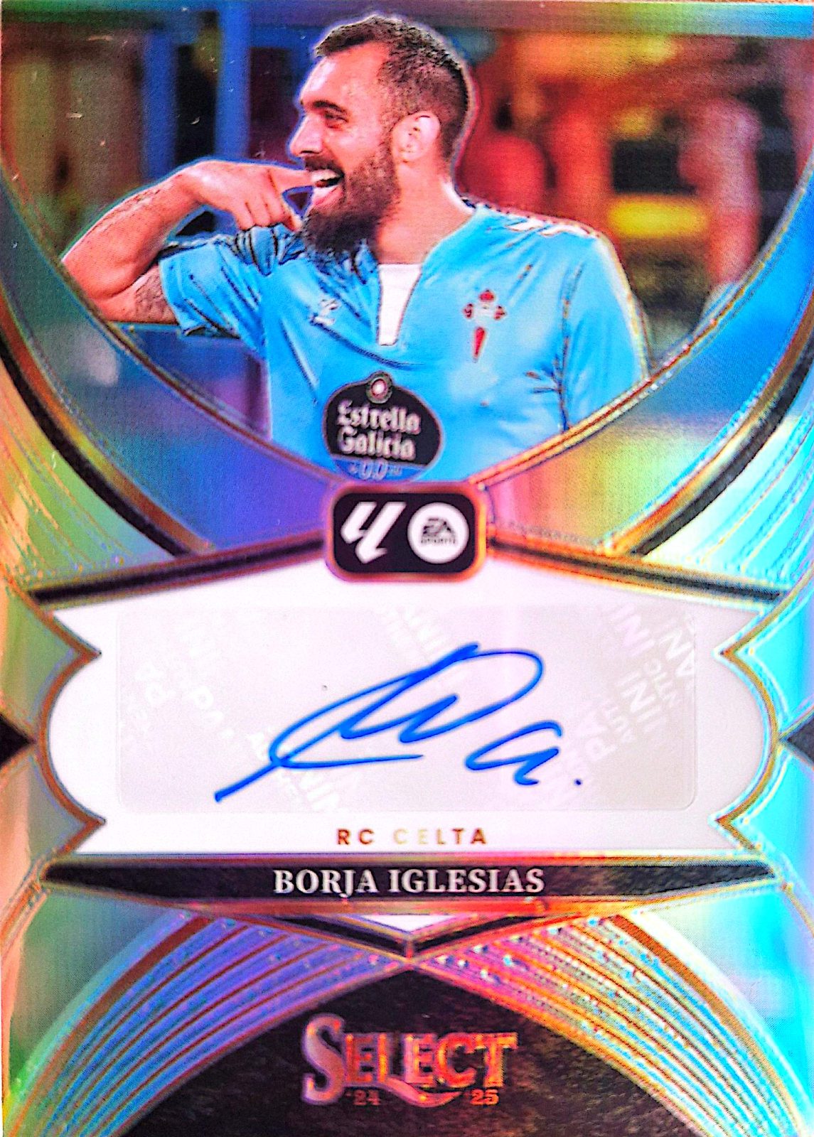 Borja Iglesias Panini Select LaLiga 2024-25 Autógrafo