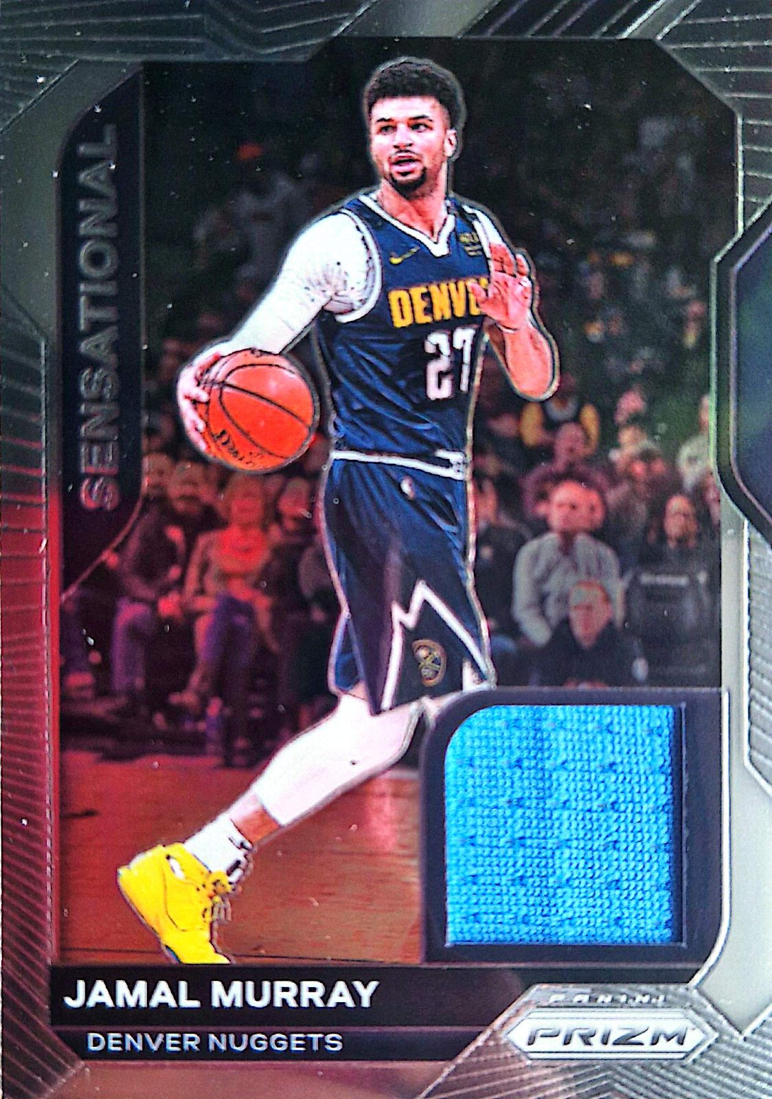 Jamal Murray Panini Prizm 2020-21 Parche Game-Used