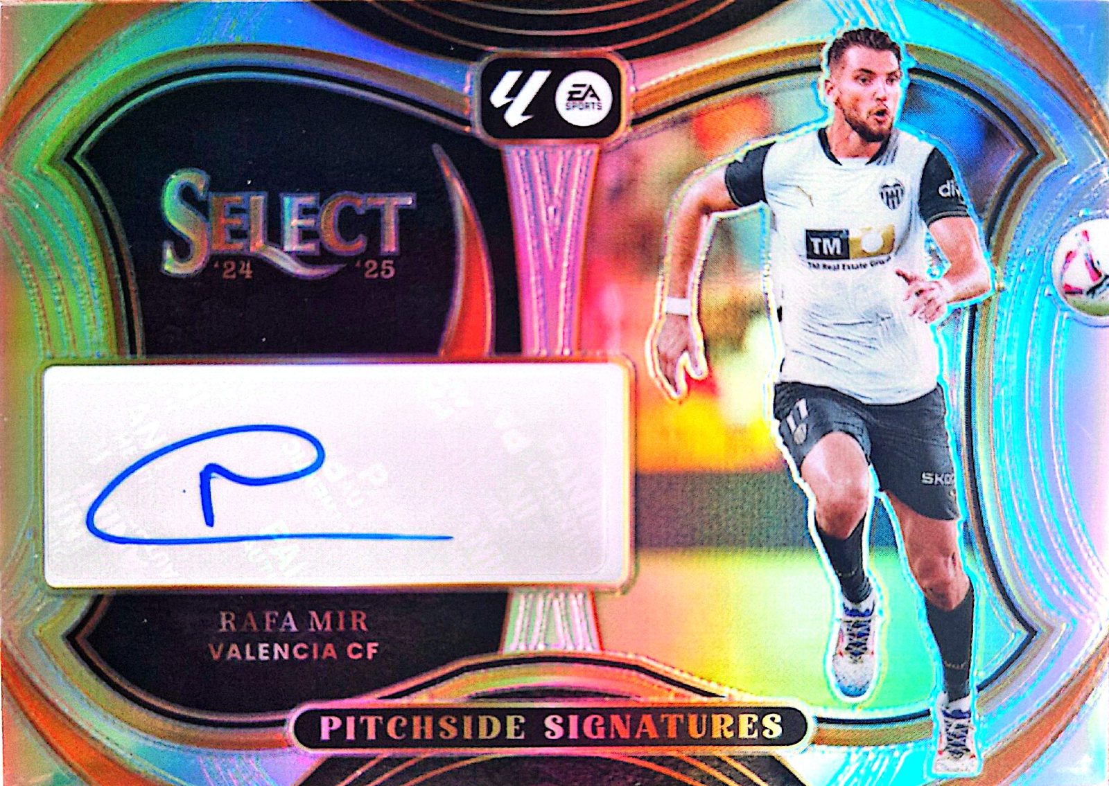 Rafa Mir Panini Select LaLiga Pitchside Signatures 2024-25 Autógrafo