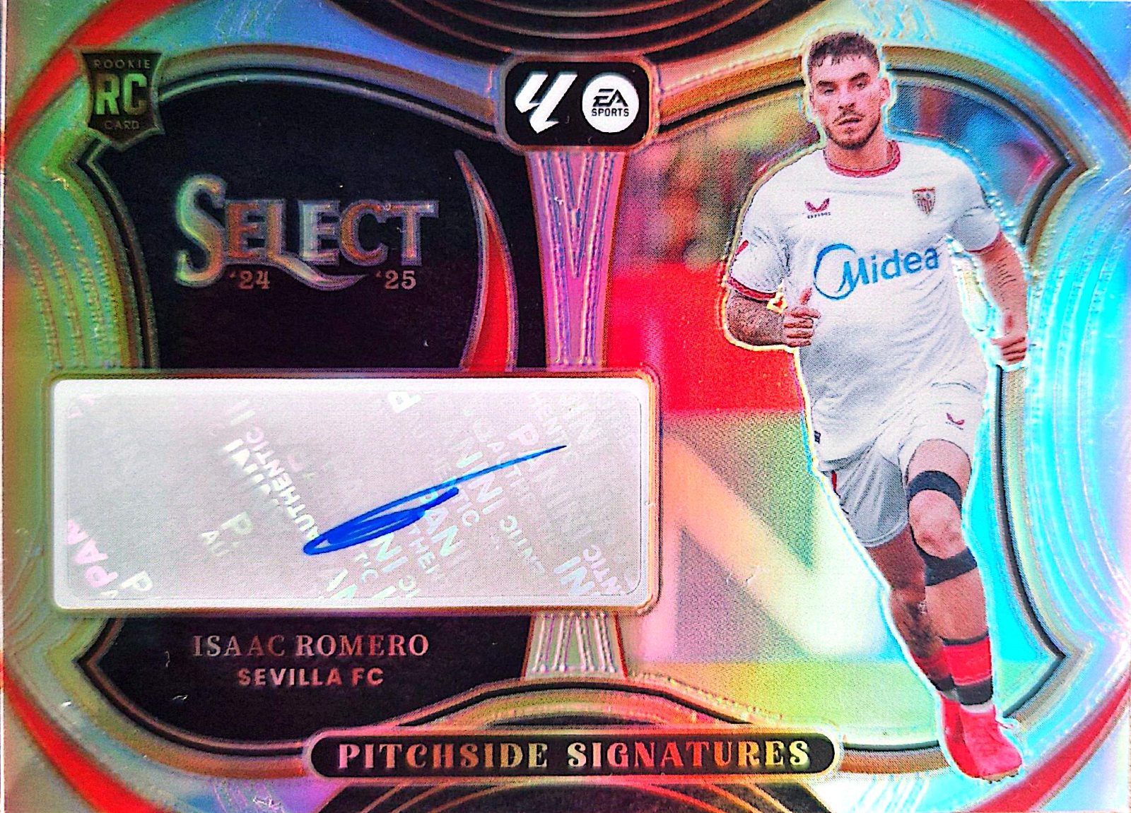 Isaac Romero Panini Select LaLiga Pitchside Signatures 2024-25 Autógrafo