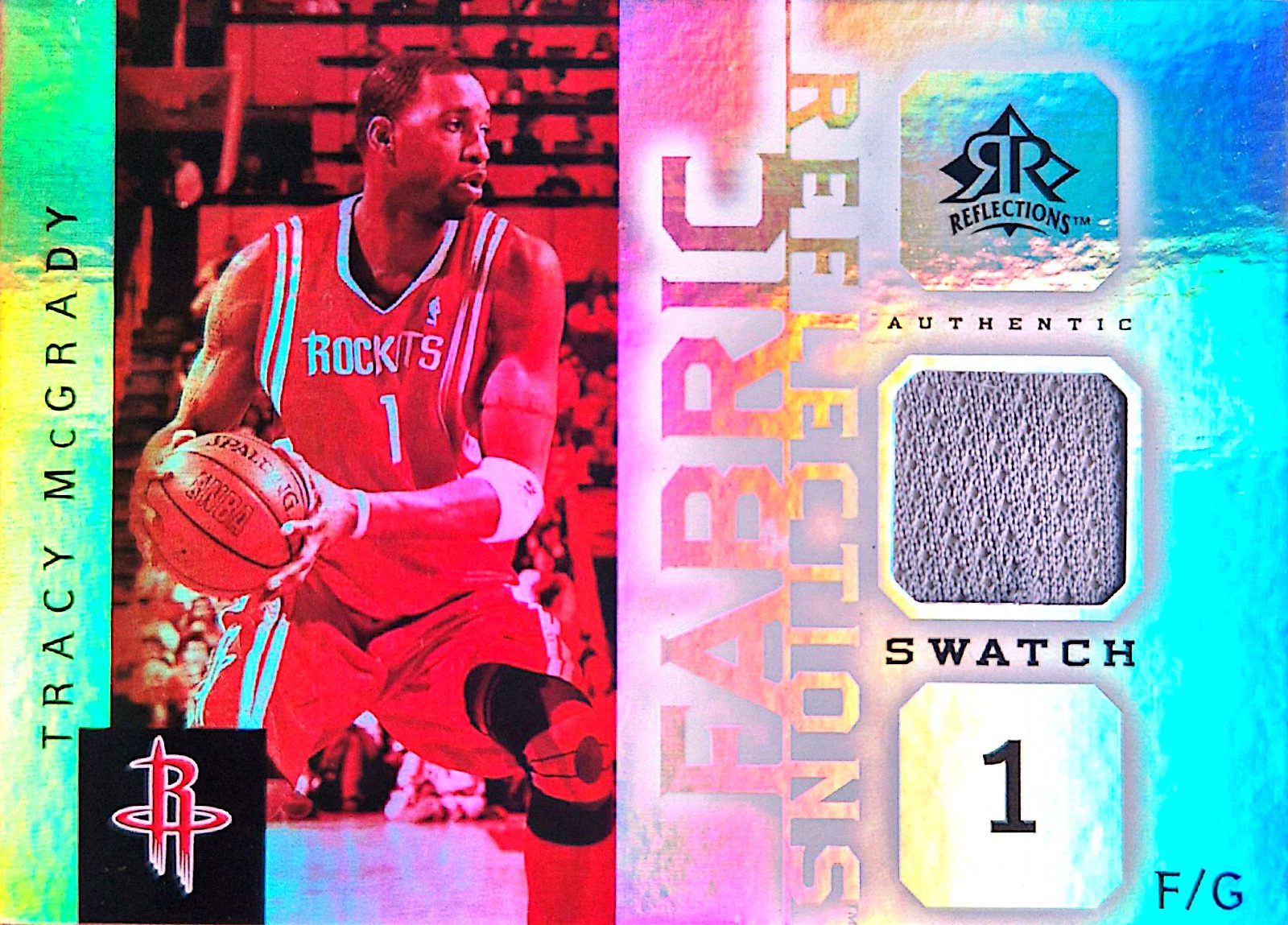 Tracy McGrady Upper Deck NBA Reflections 2005-06 Parche Game-Used