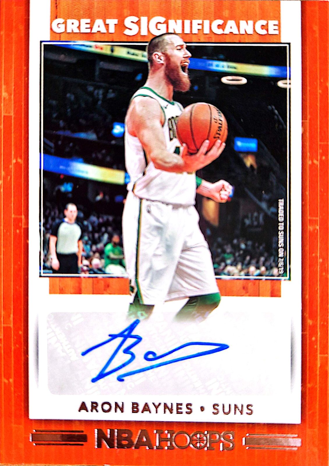 Aron Baynes Panini NBA Hoops 2019-20 Autógrafo