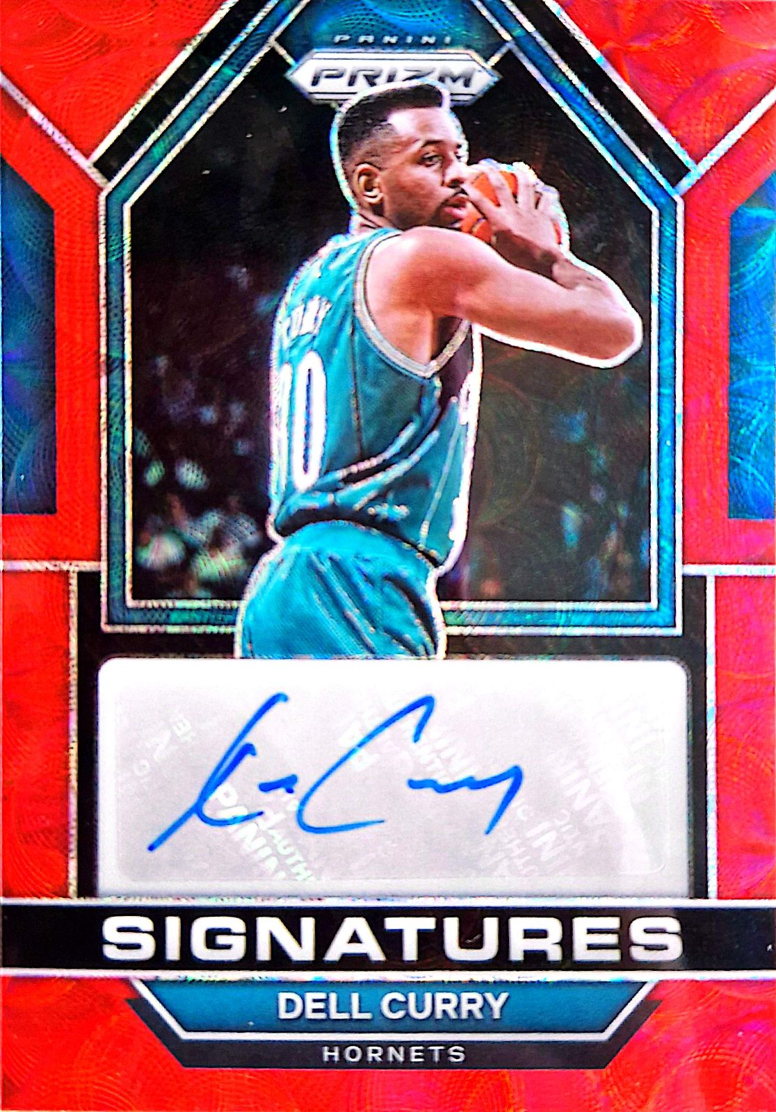 Dell Curry Panini Prizm 2022-23 Autógrafo