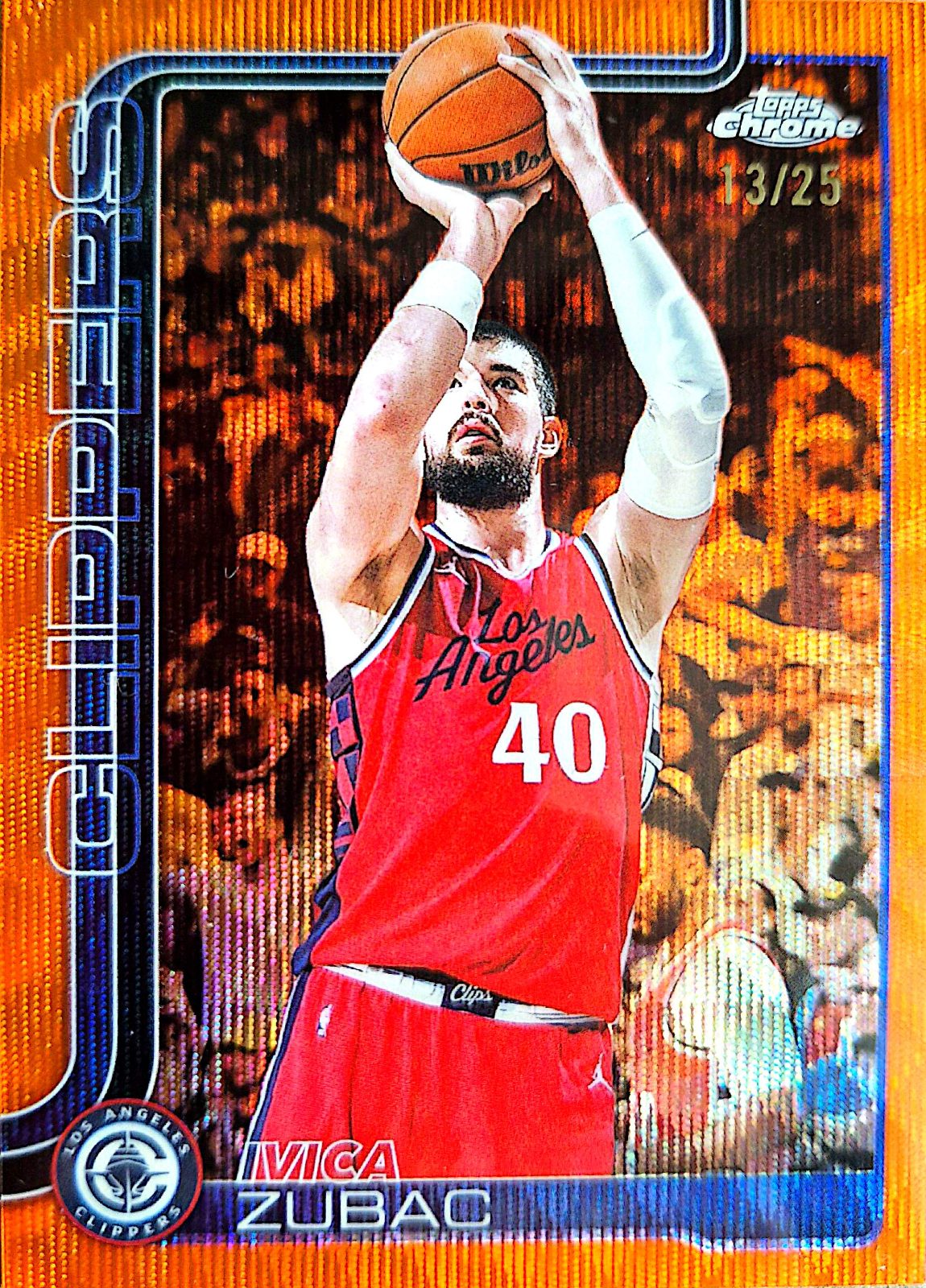 Ivica Zubac Topps Chrome 2024-25 /25