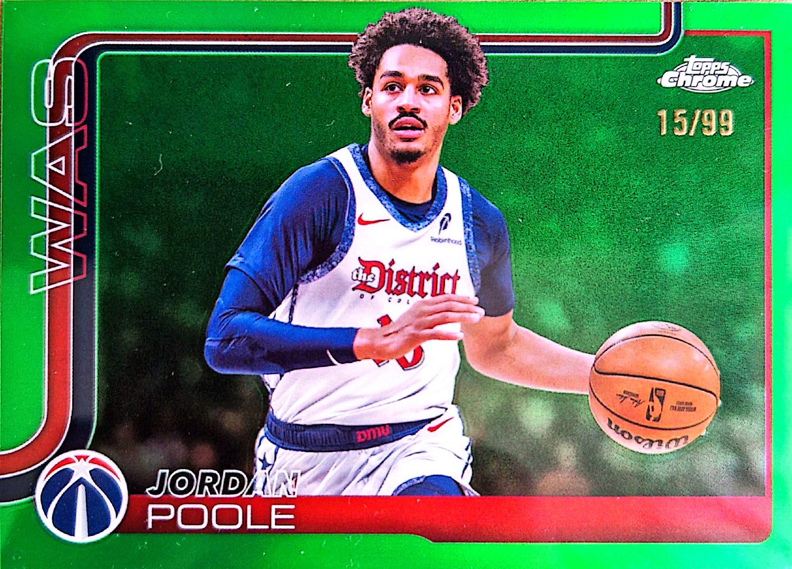 Jordan Poole Topps Chrome 2024-25 /99
