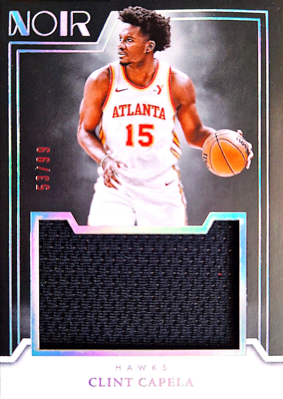 Clint Capela Panini Noir 2024-25 Parche Game-Used /99