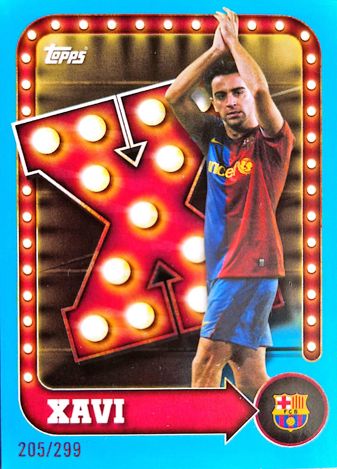 Xavi Hernández Topps FC Barcelona 2025 /299