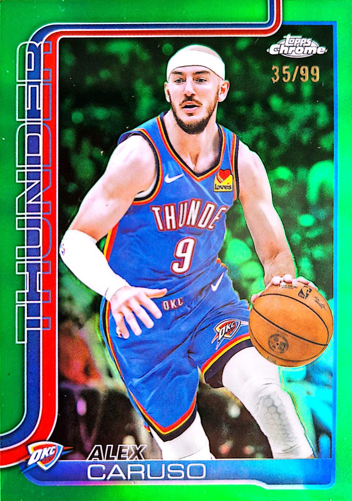Alex Caruso Topps Chrome 2024-25 /99