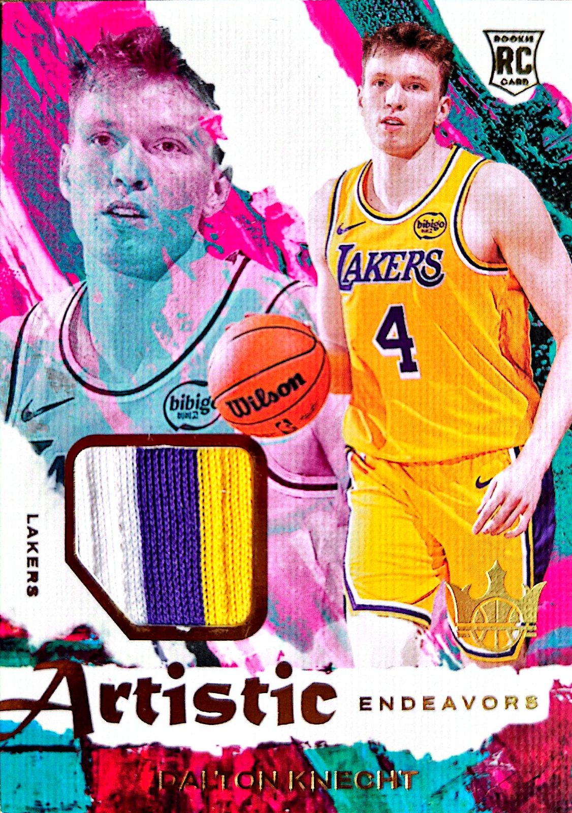 Dalton Knecht Panini Court Kings 2024-25 Parche