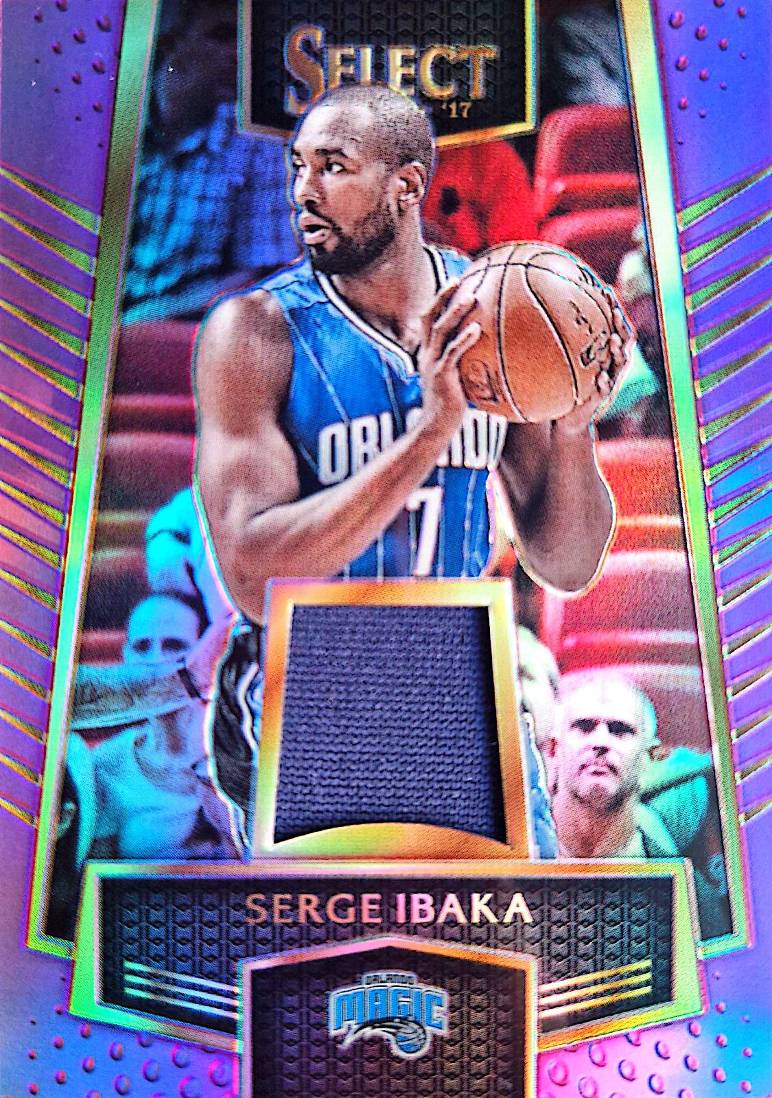 Serge Ibaka Panini Select 2016-17 Parche Game-Used /99