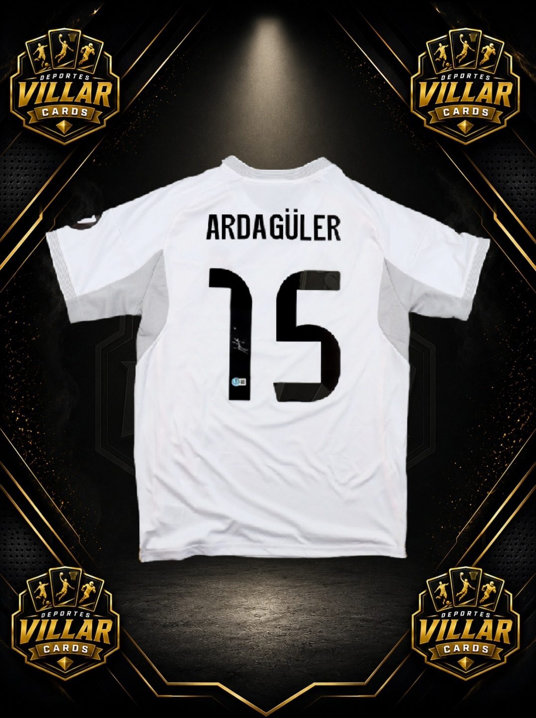 Camiseta Arda Güler Real Madrid Firmada Certificado Beckett