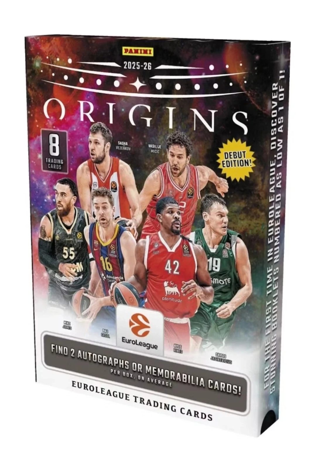 Caja Panini Origins EuroLeague Basketball 2025-26 Hobby Box