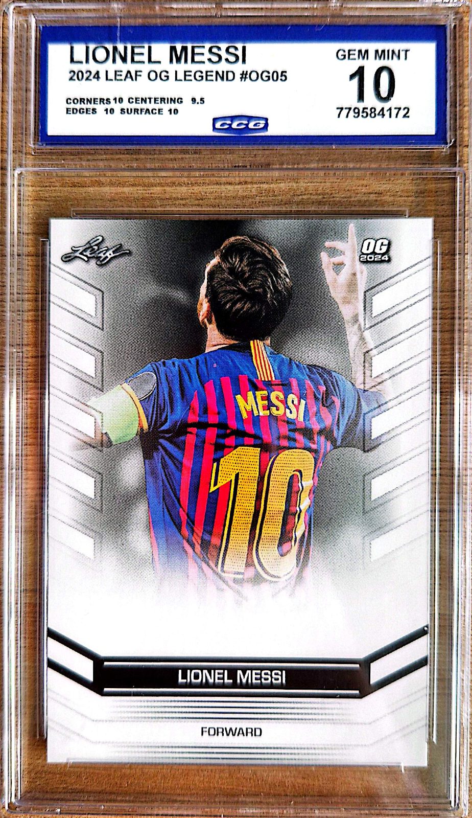 Lionel Messi Leaf OG Legend 2024 CCG 10