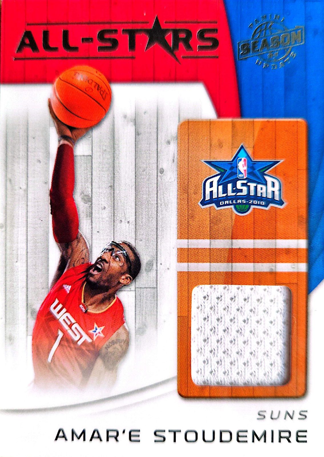Amar'e Stoudemire Panini Season Update All-Stars 2010-11 Parche Game-Used