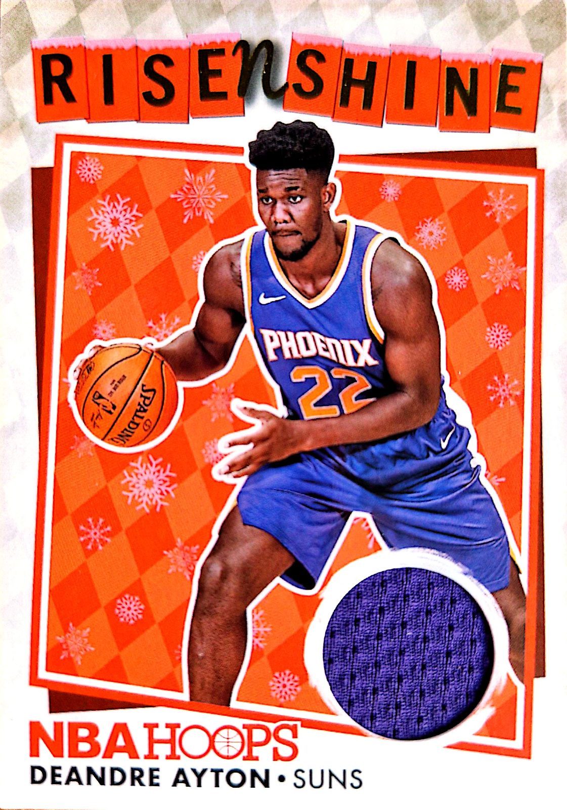 DeAndre Ayton Panini NBA Hoops Rise N Shine 2018-19 Parche