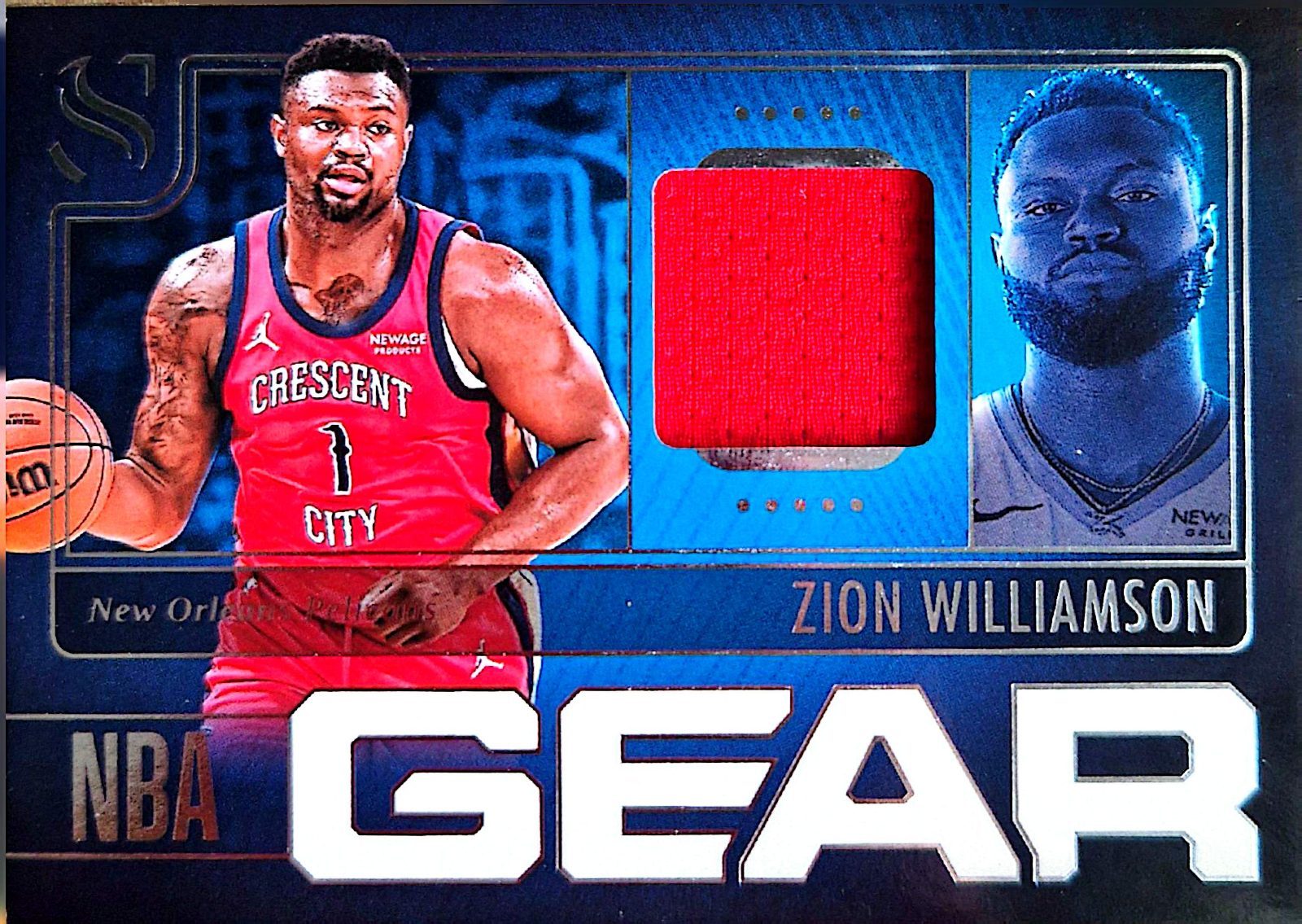 Zion Williamson Panini Silhouette NBA Gear 2024-25 Parche Game-Used