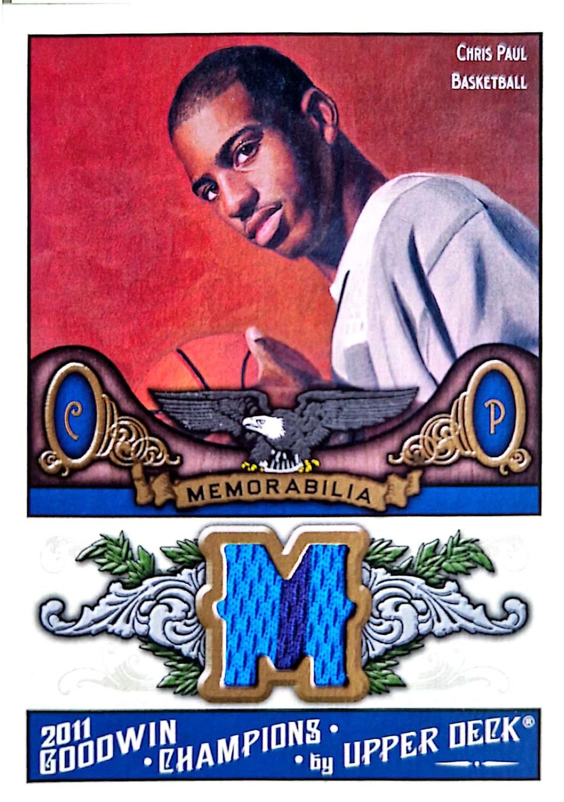 Chris Paul Upper Deck Goodwin Champions 2011 Parche Dos Colores