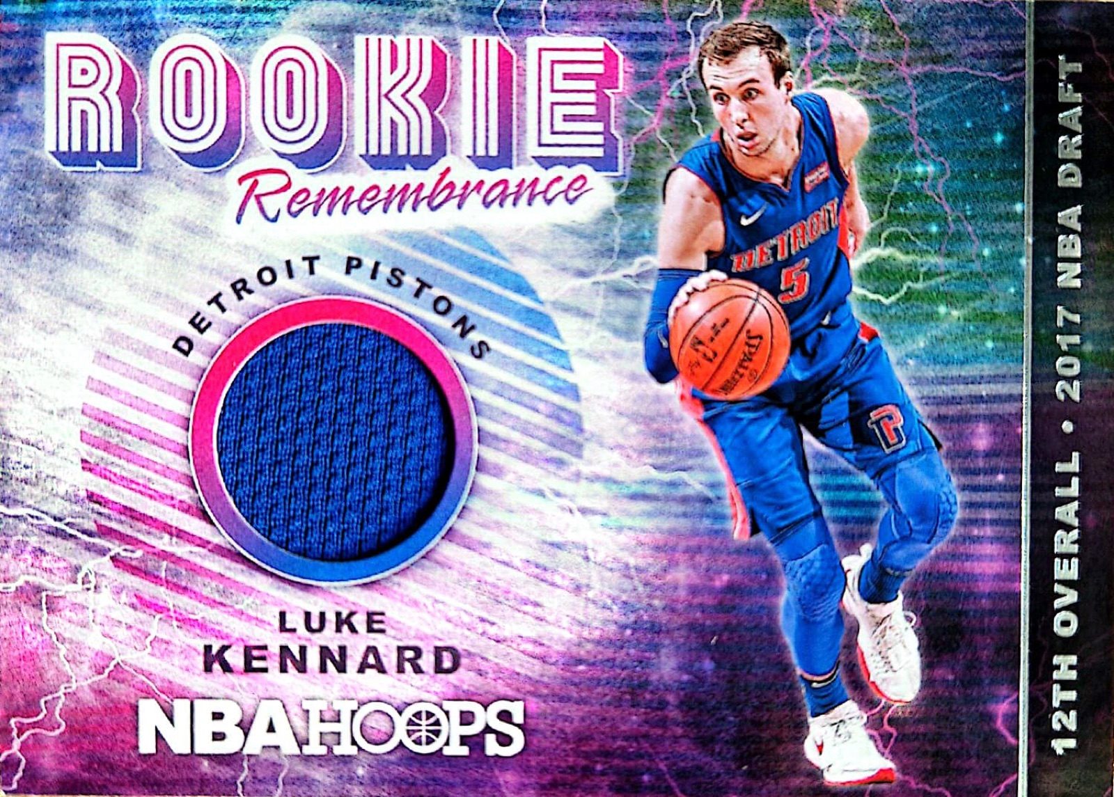 Luke Kennard Panini NBA Hoops Rookie Remembrance 2018-19 Parche