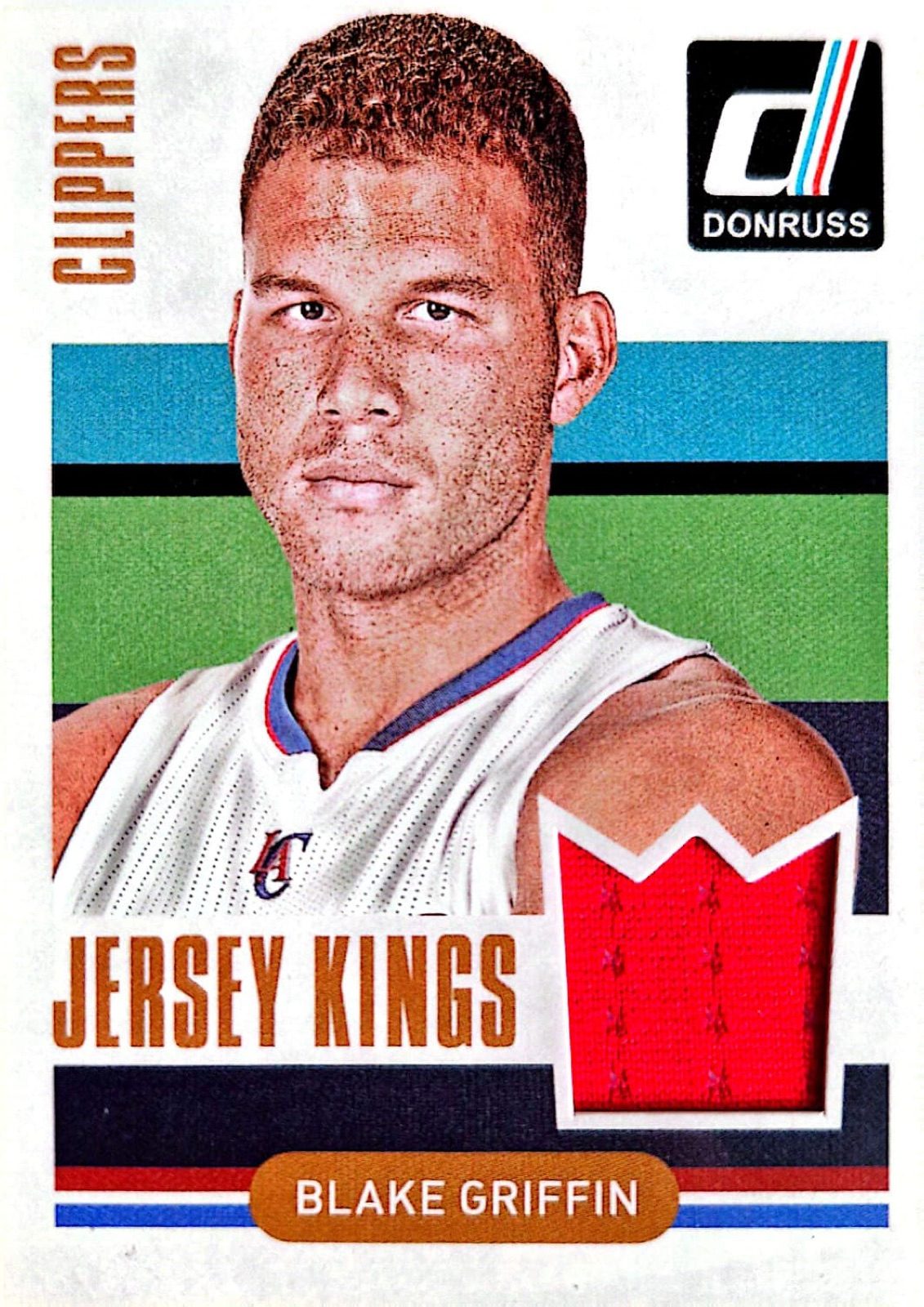 Blake Griffin Panini Donruss Jersey Kings 2014-15 Parche Game-Used
