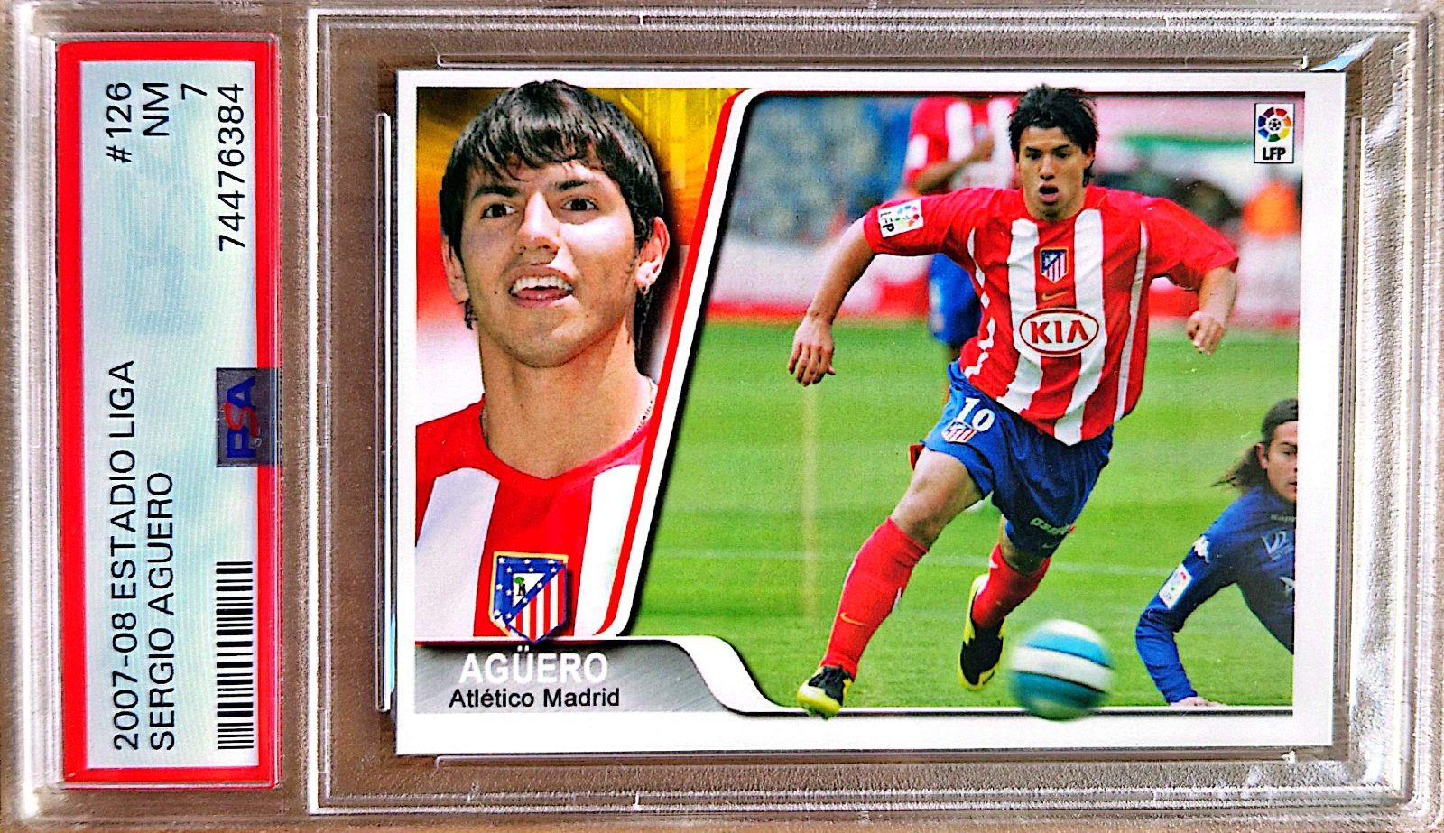 Sergio Agüero Ediciones Estadio LaLiga Atlético de Madrid PSA 7