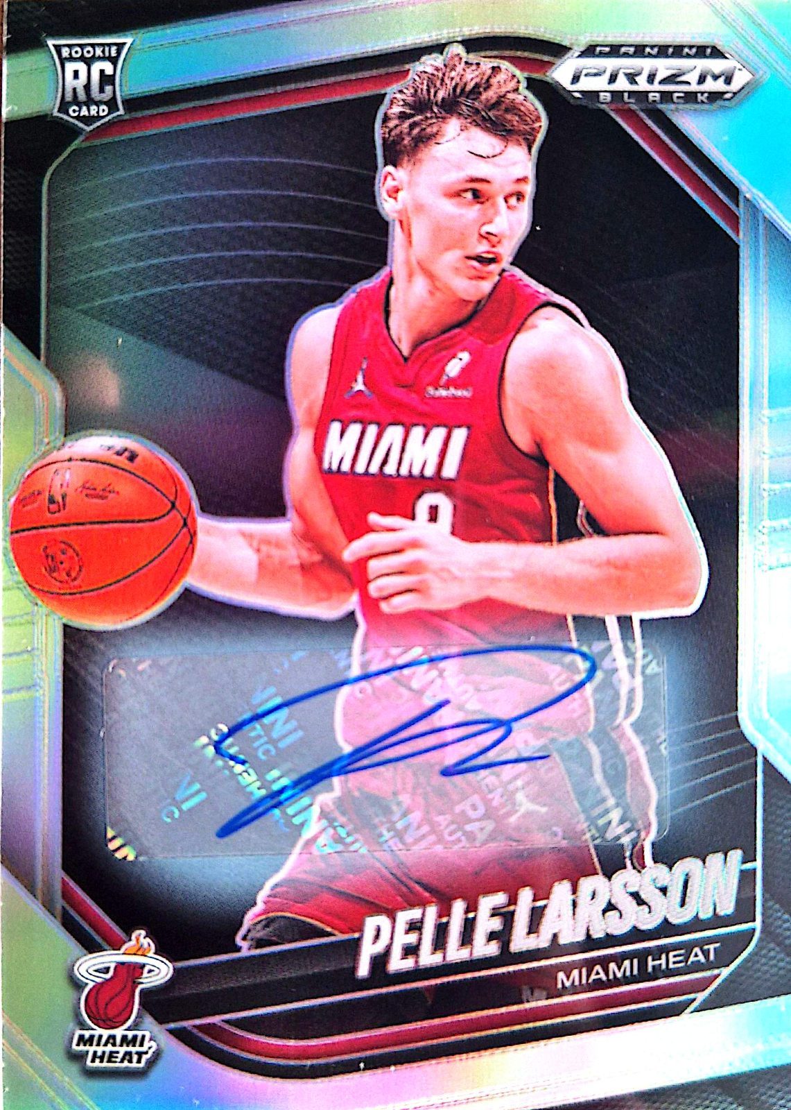 Pelle Larsson Panini Prizm Black 2024-25 Autógrafo