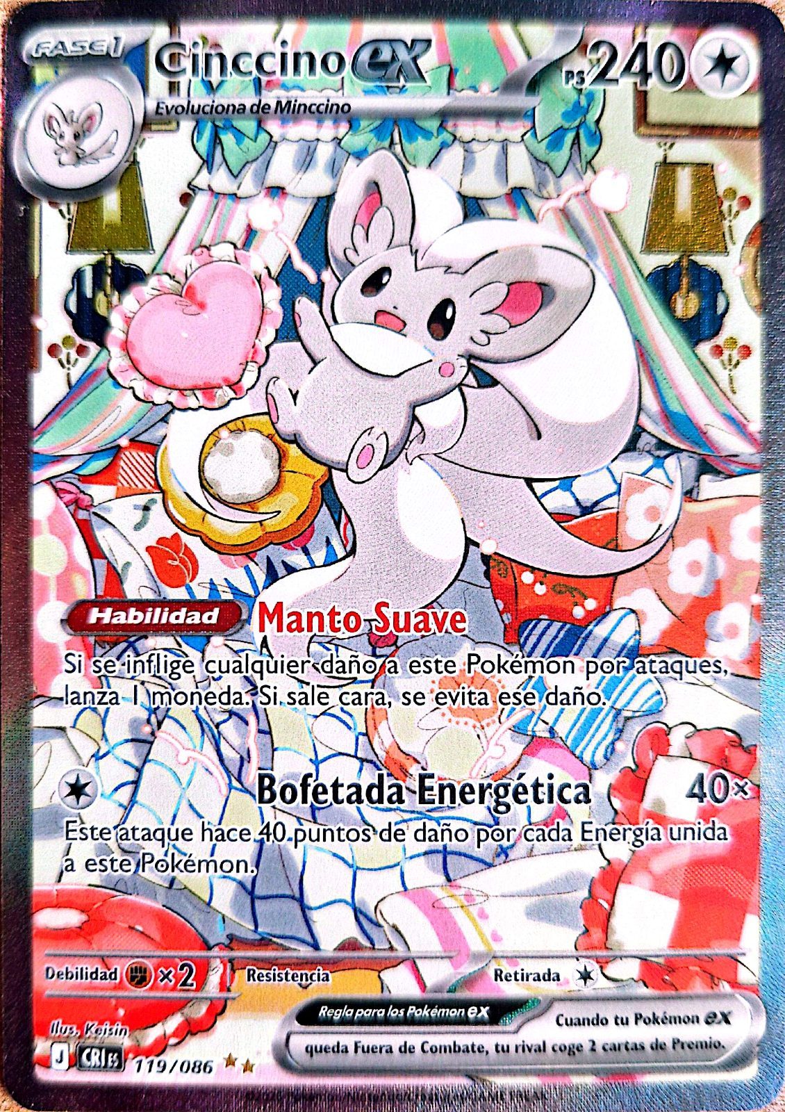 Cinccino ex Pokémon CRI 119/086