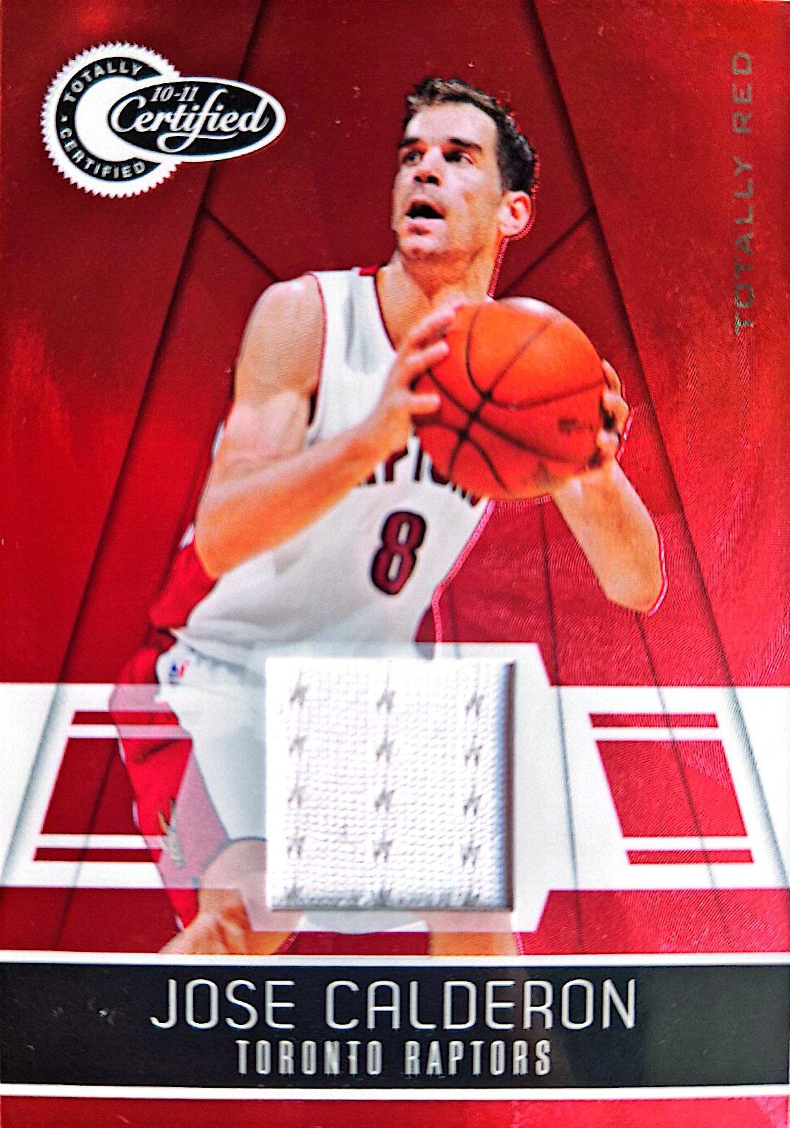 José Calderón Panini Totally Certified 2010-11 Parche Game-Used /249