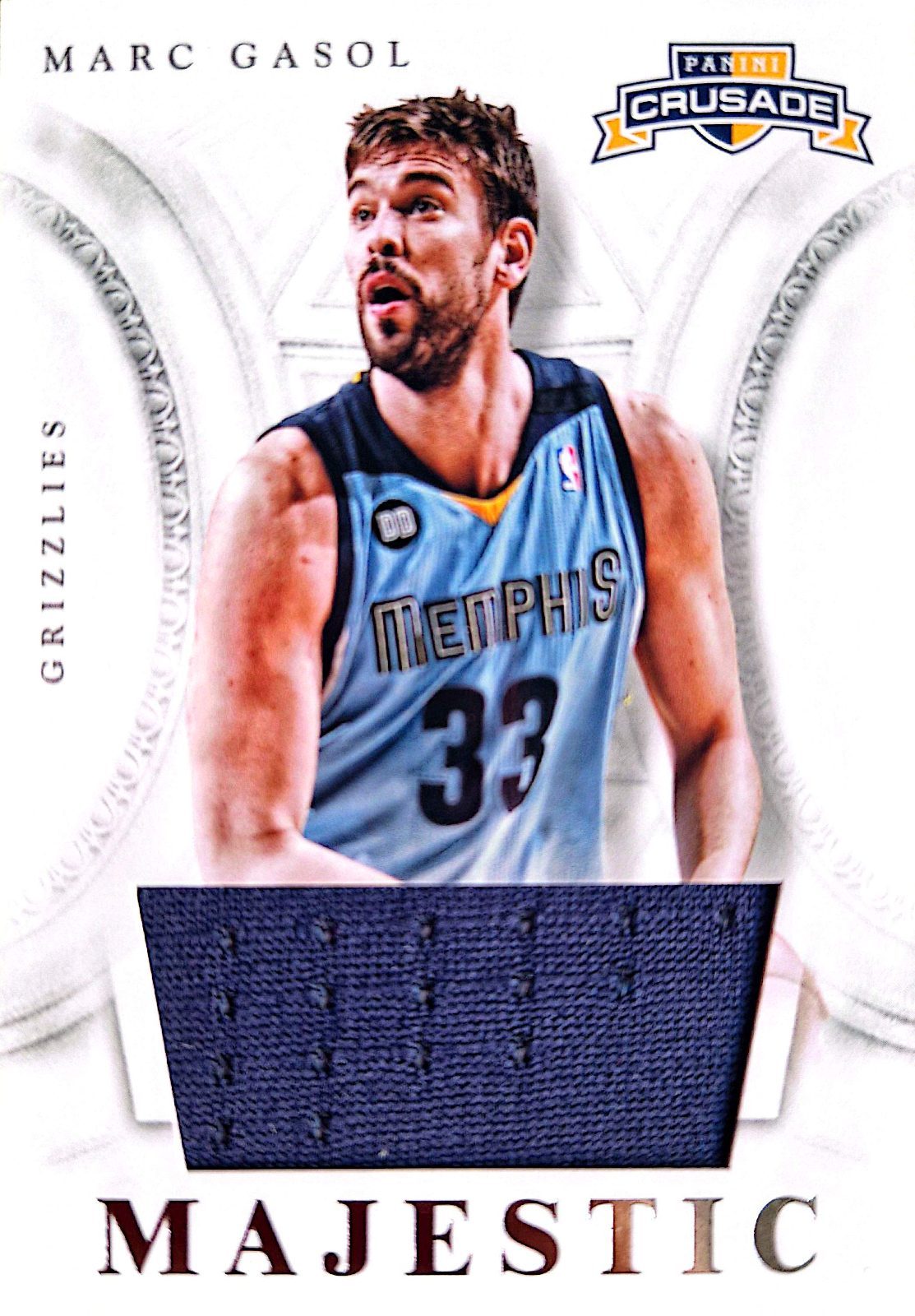 Marc Gasol Panini Crusade 2012-13 Parche Game-Used