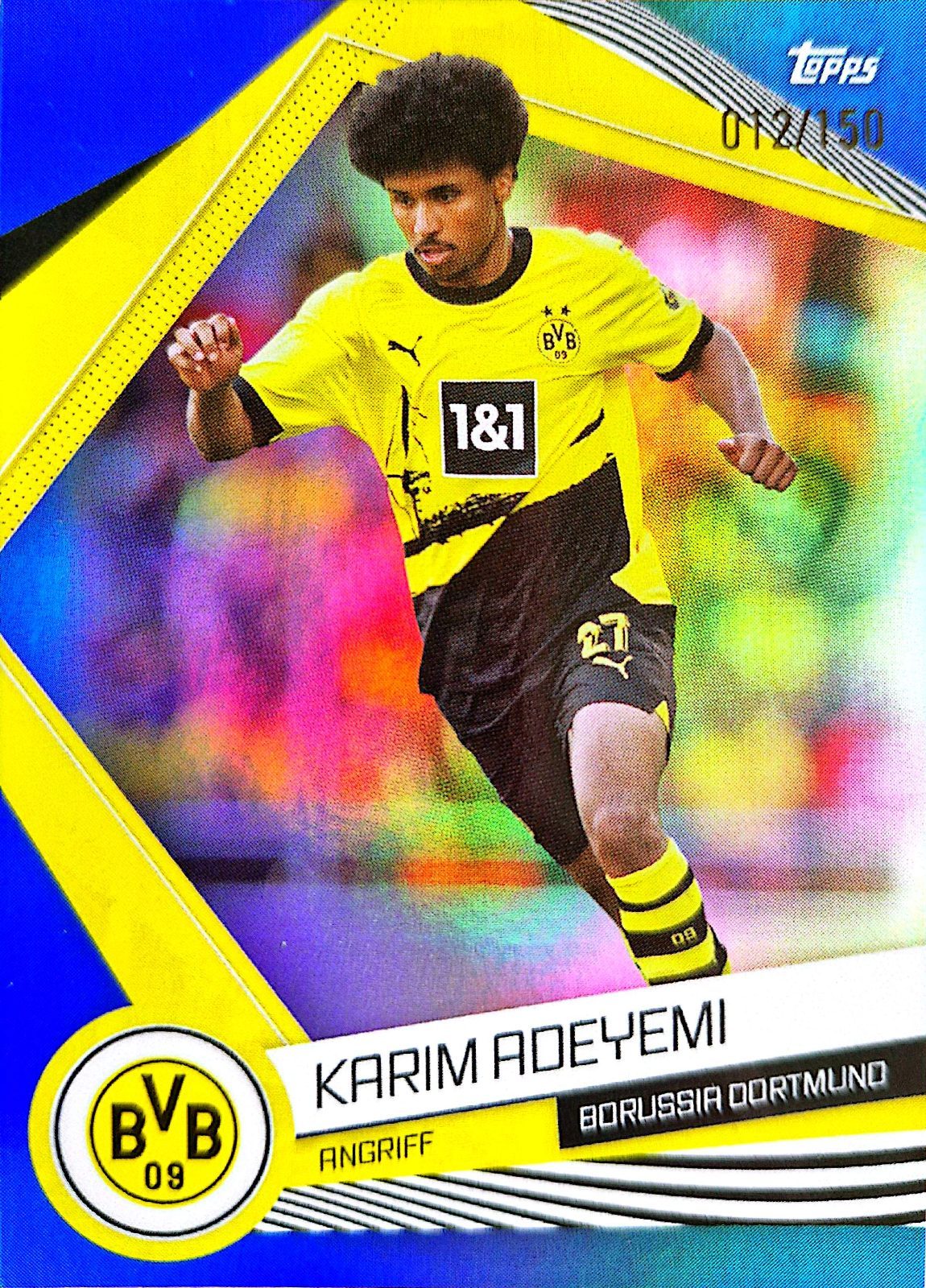 Karim Adeyemi Topps BVB Borussia Dortmund 2023 /150