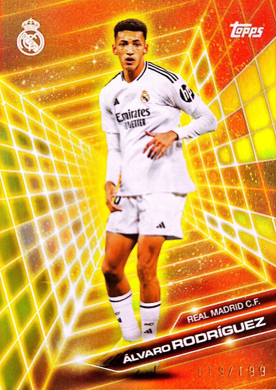 Álvaro Rodríguez Topps Real Madrid 2024 /199