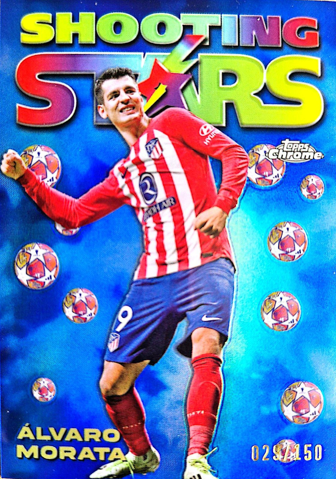 Álvaro Morata Topps Chrome UEFA Champions League Season's Best 2024 /150