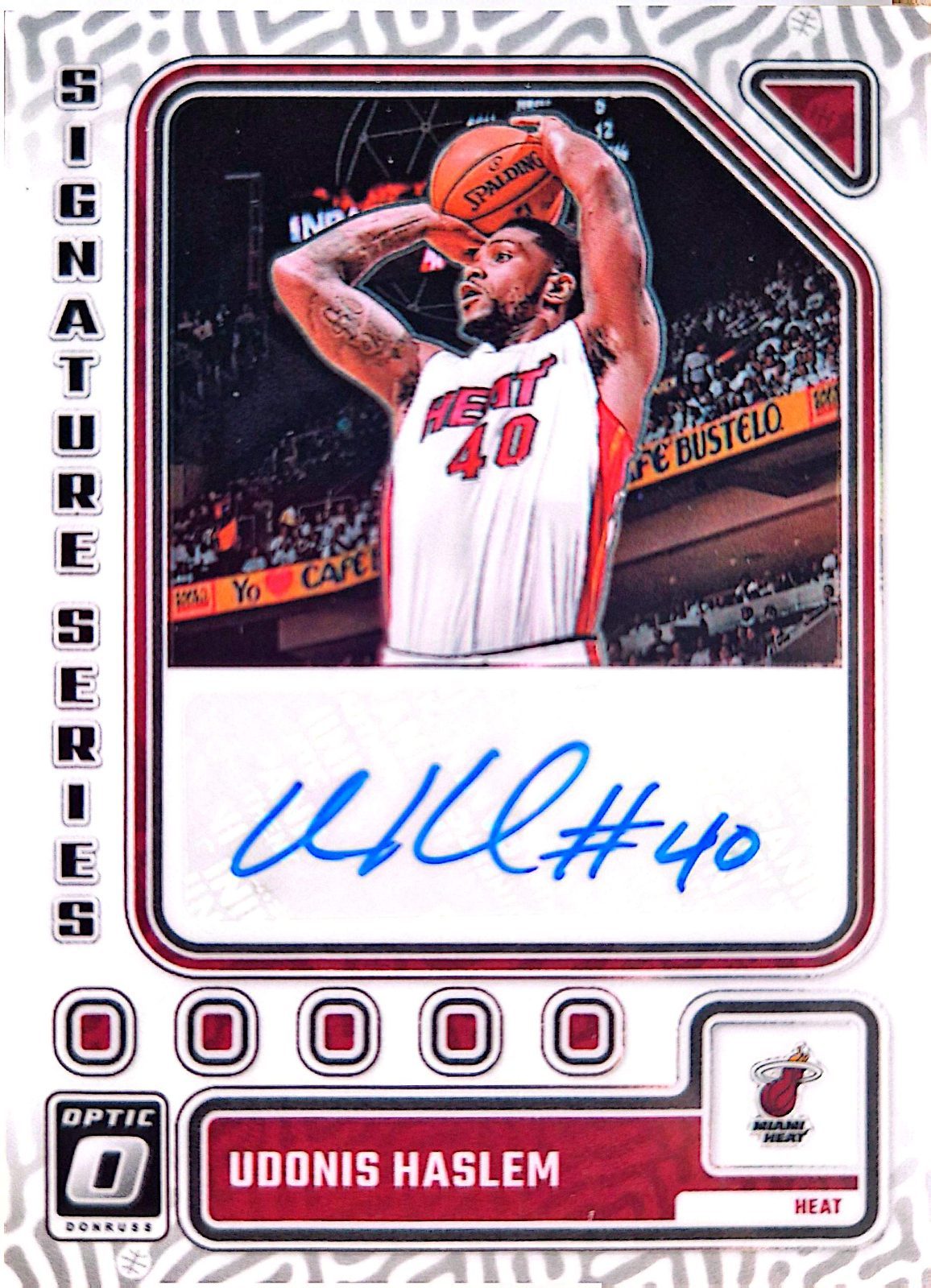 Udonis Haslem Panini Donruss Optic Signature Series 2023-24 Autógrafo