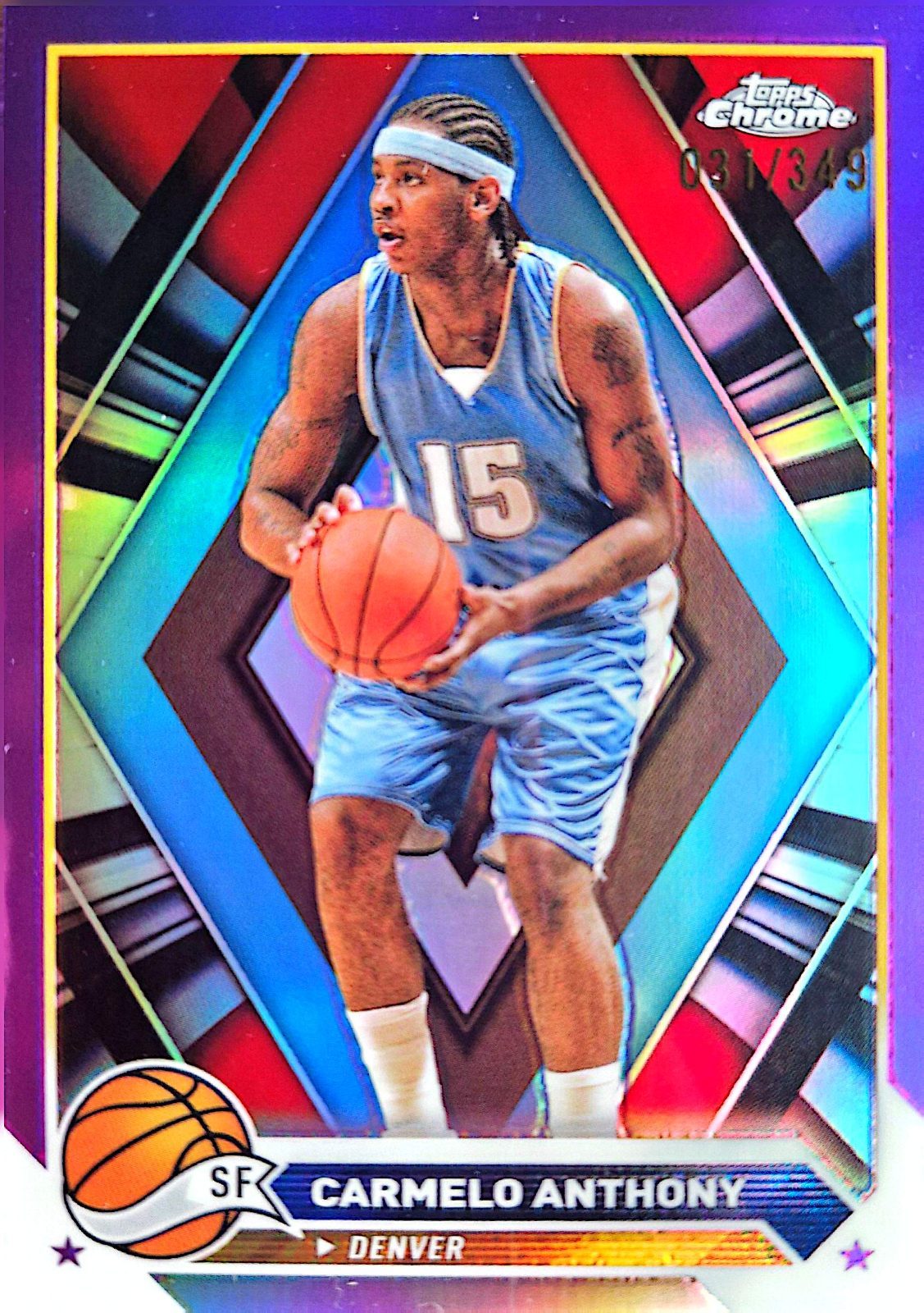 Carmelo Anthony Topps Chrome 2024 /349
