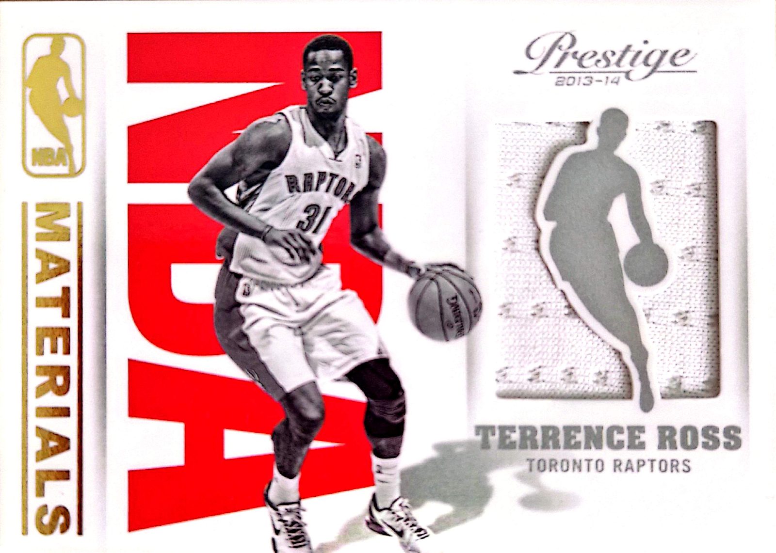 Terrence Ross Panini Prestige NBA Materials 2013-14 Parche Game-Used