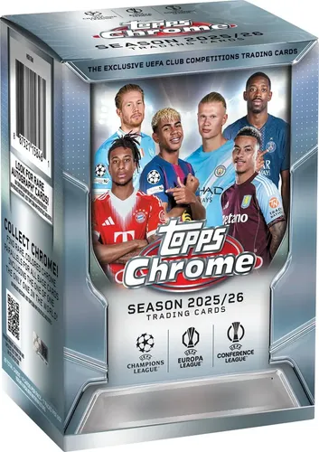 2025-26 Topps Chrome UEFA Club Competitions Blaster Box