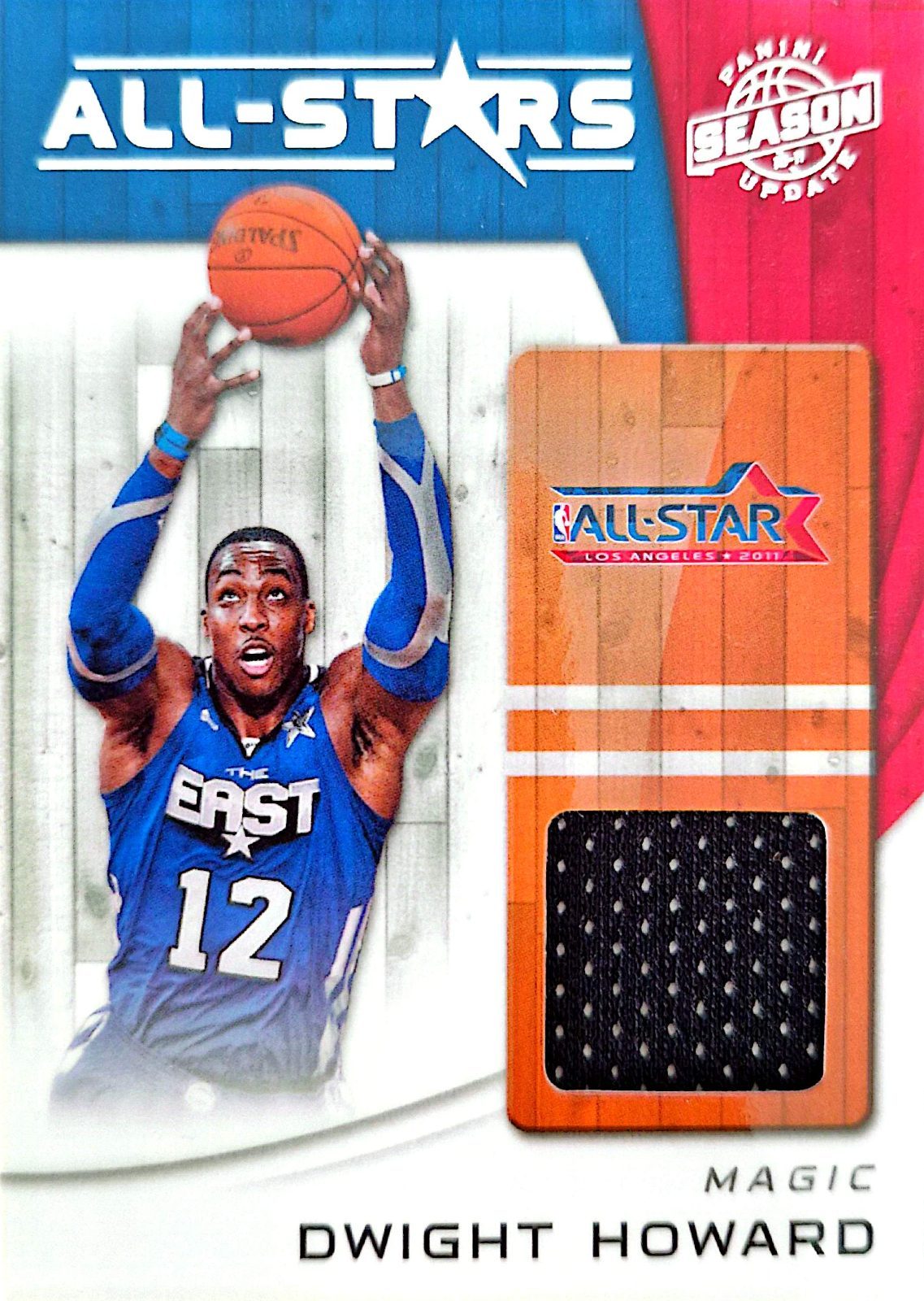 Dwight Howard Panini Season Update All-Stars 2010-11 Parche Game-Used