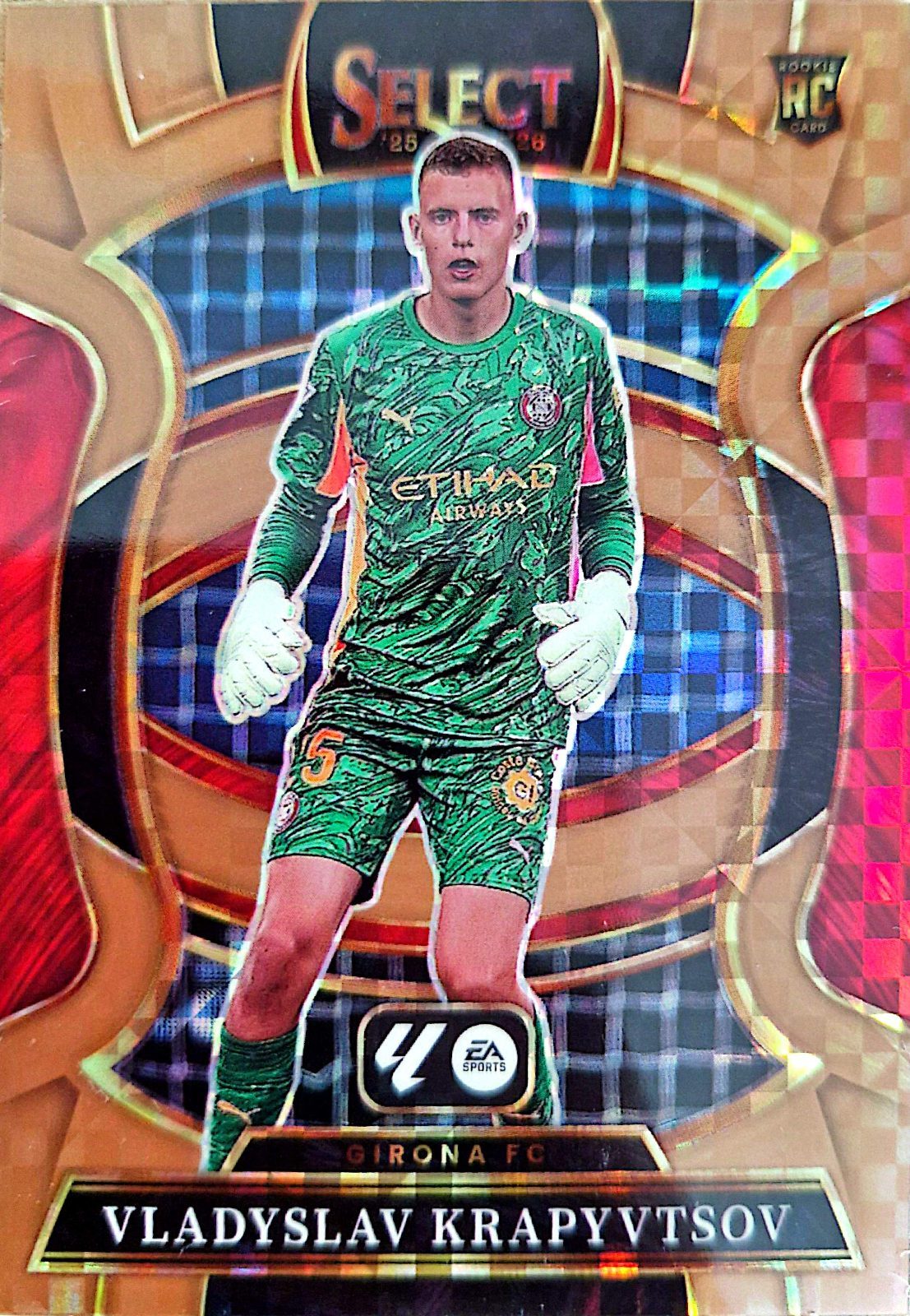Vladyslav Krapyvtsov Panini Select LaLiga Terrace 2025-26 Rookie /99