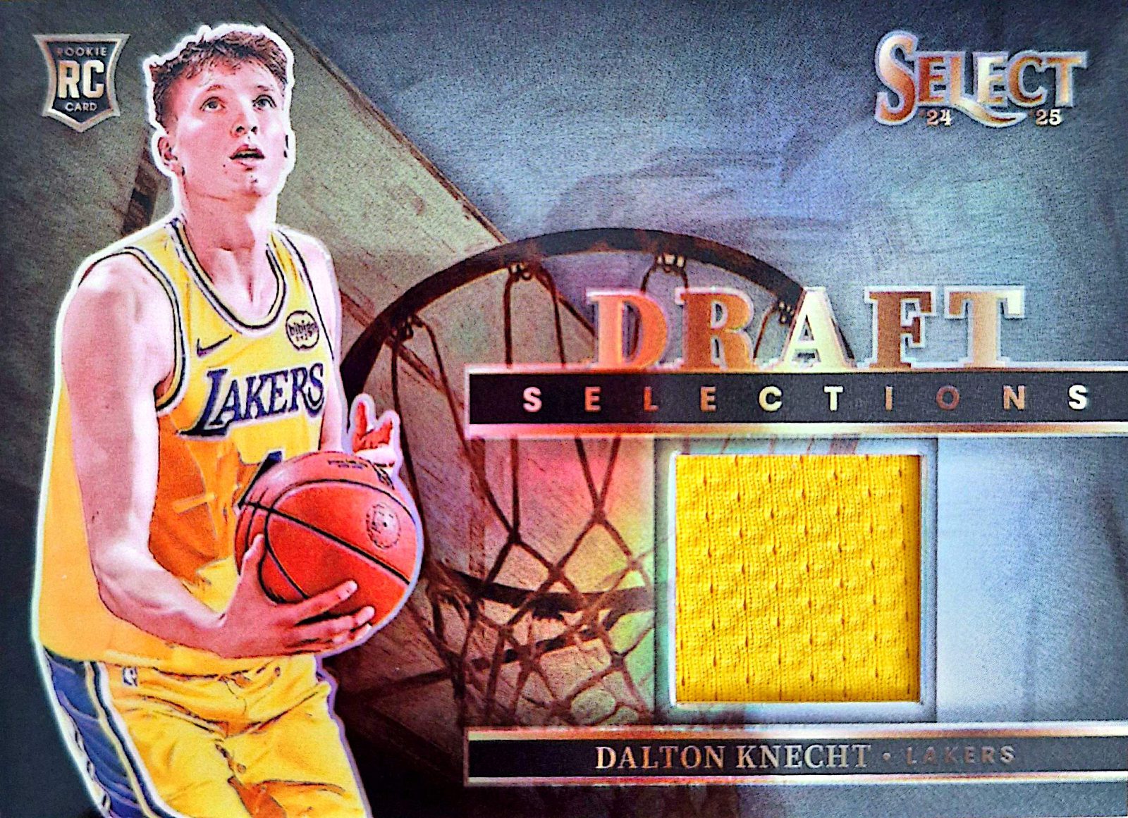 Dalton Knecht Panini Select Draft Selections 2024-25 Rookie Parche