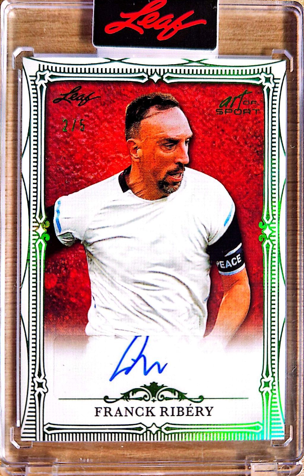Franck Ribéry Leaf Art of Sport 2026 Autógrafo /5