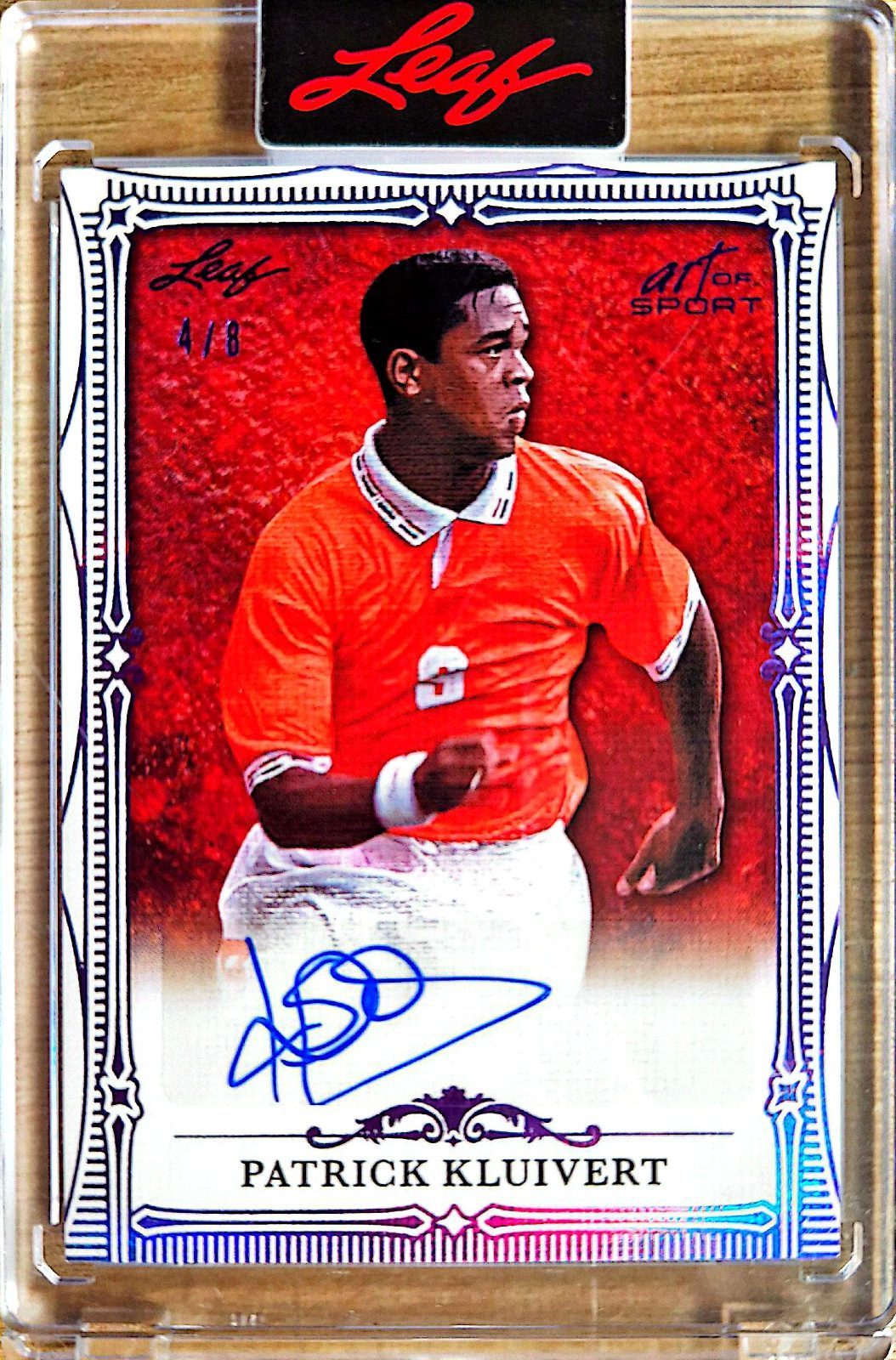 Patrick Kluivert Leaf Art of Sport 2026 Autógrafo /8