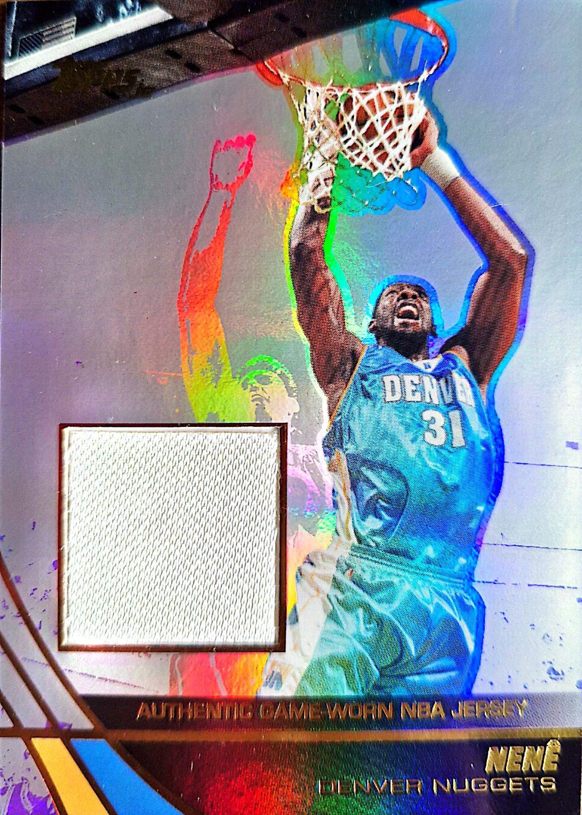 Nenê Topps Jersey Edition 2003-04 Parche Game-Used