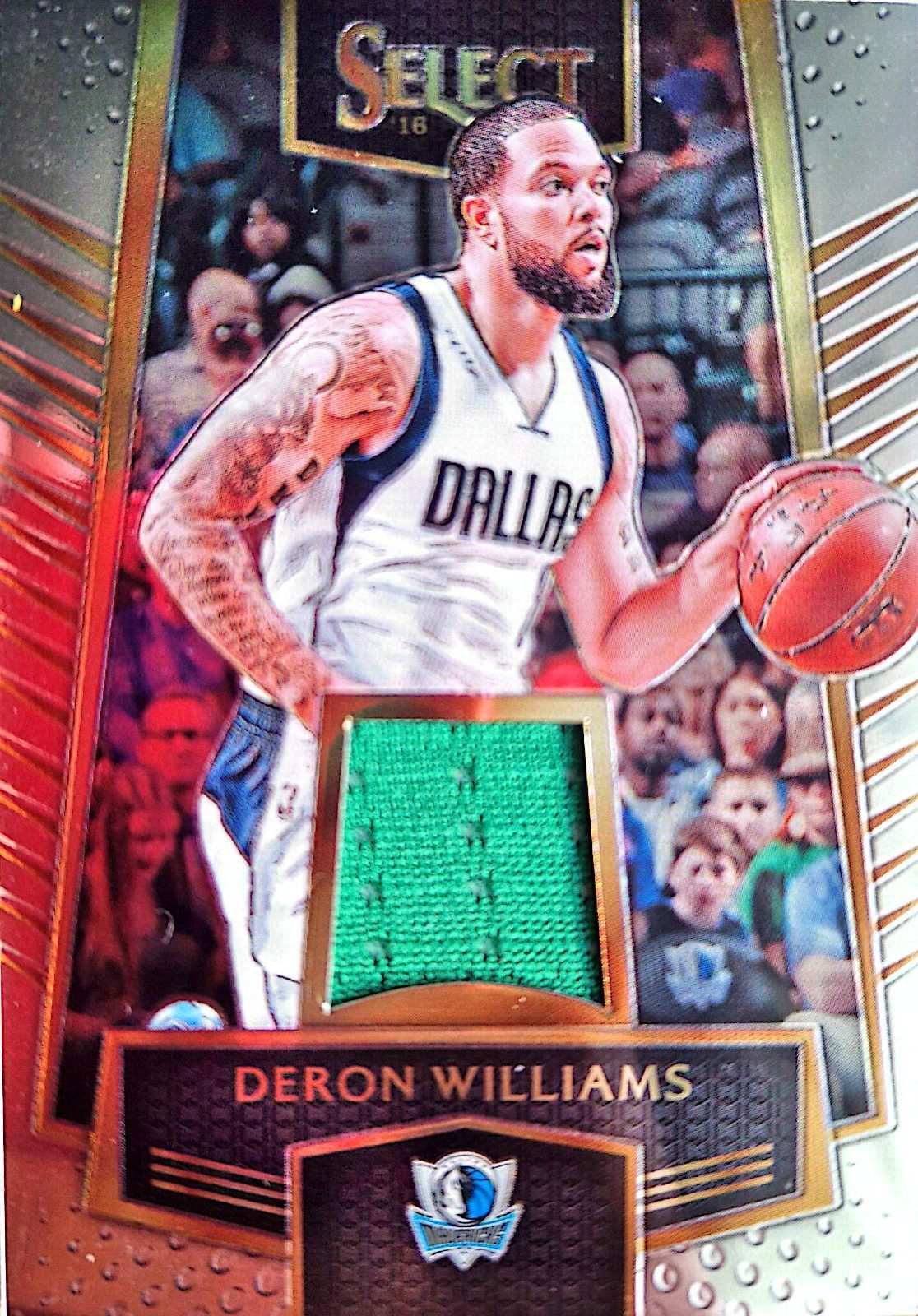 Deron Williams Panini Select 2016-17 Parche Game-Used
