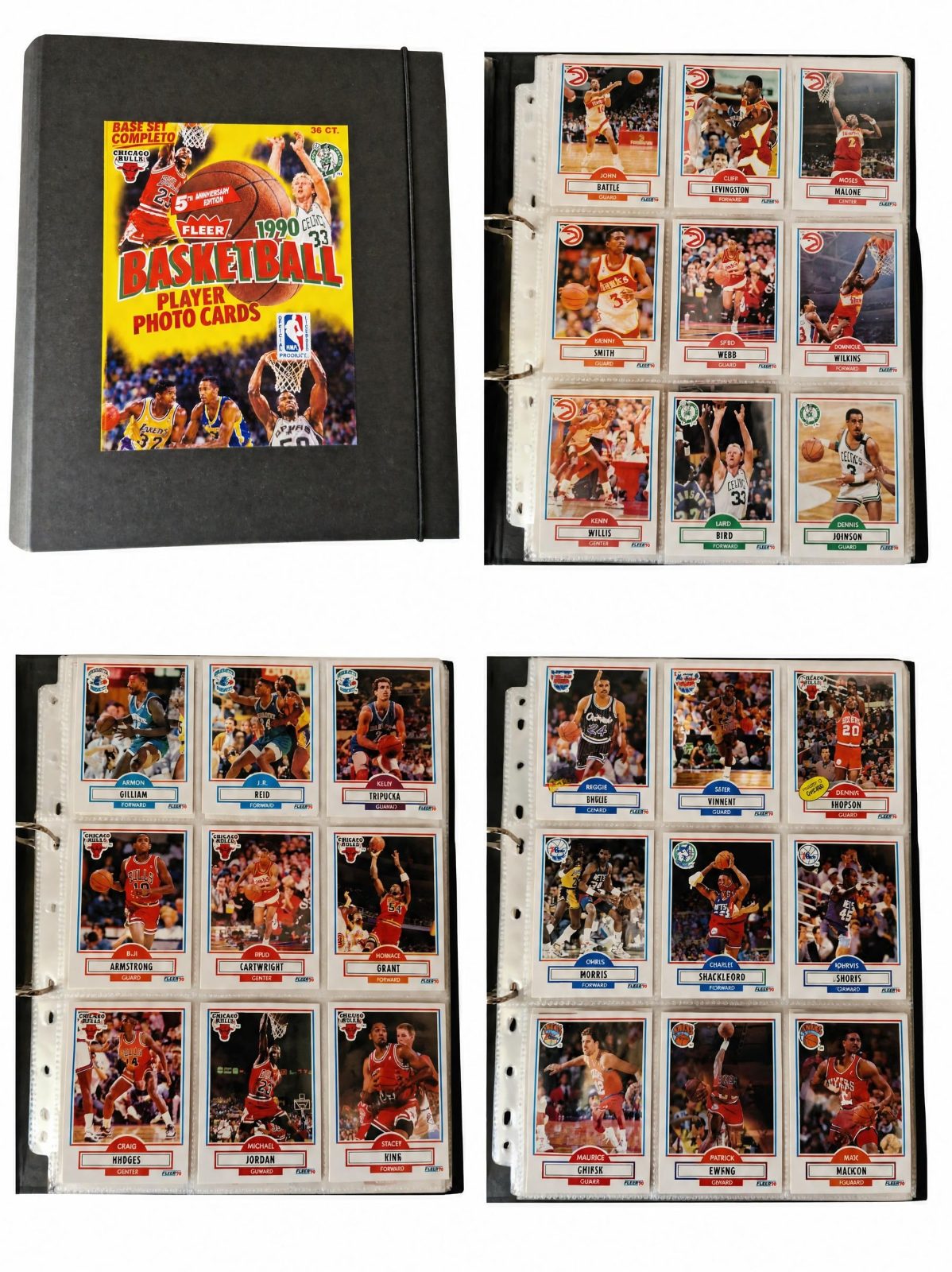 Colección Completa NBA Fleer 1990-91 Base Set | Álbum de Coleccionista