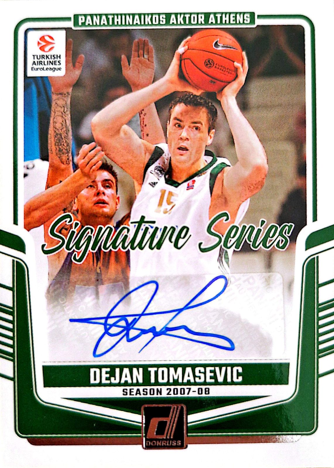 Dejan Tomasevic Panini Donruss Euroleague 2024-25 Autógrafo