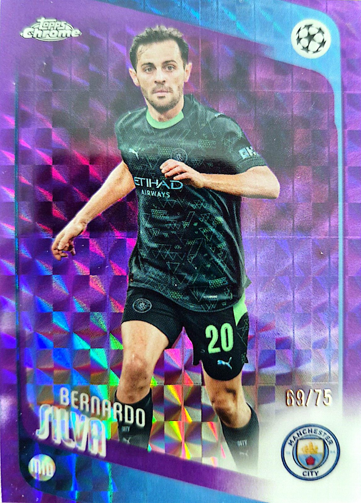 Bernardo Silva Topps Chrome UEFA Champions League 2025-26 /75