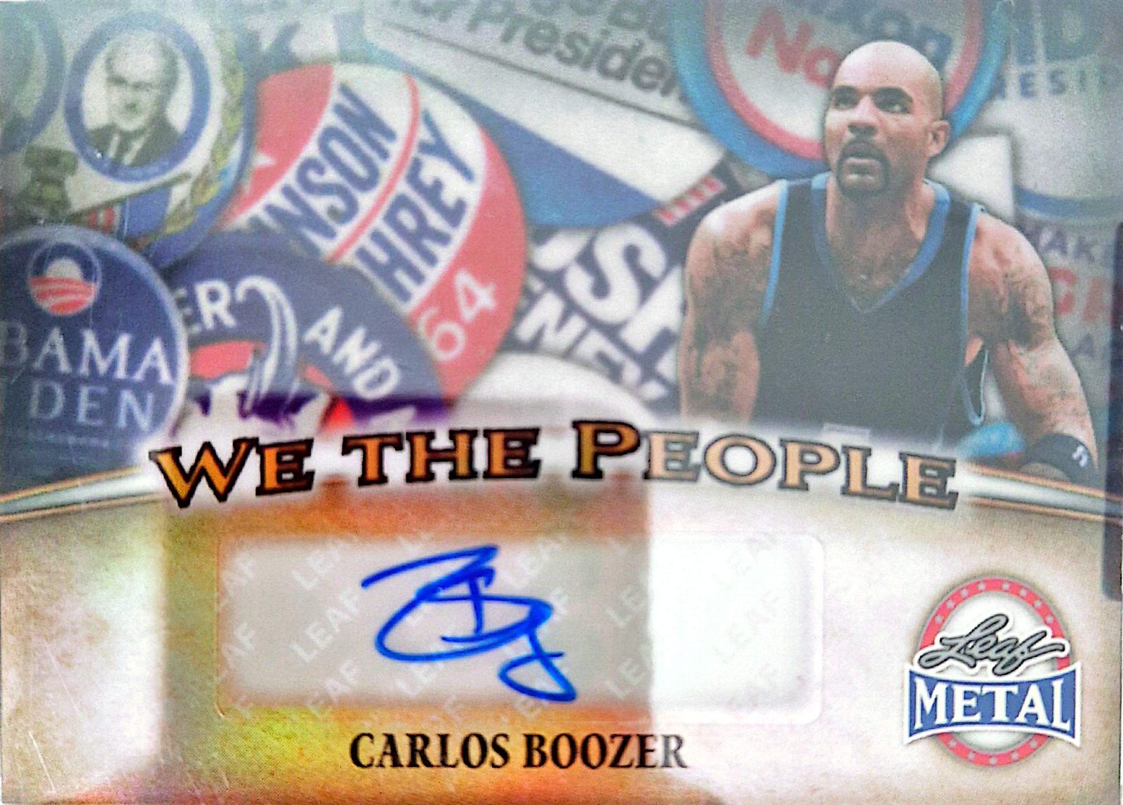 Carlos boozer auto leaf metal